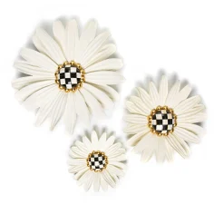 Outlet MacKenzie-Childs Courtly Check Daisy Wall Decor - Large
