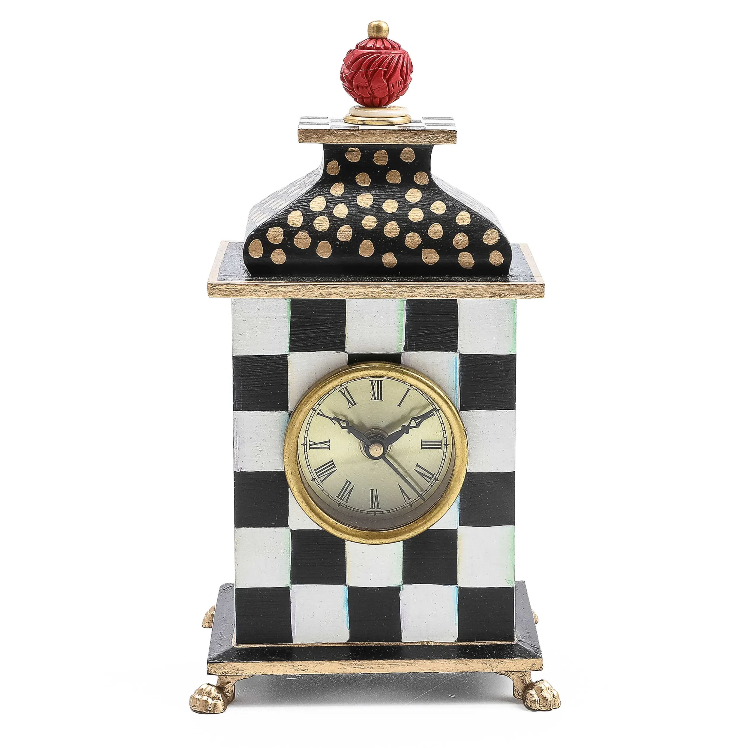 Outlet MacKenzie-Childs Courtly Check Desk Clock