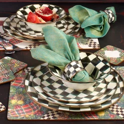Sale MacKenzie-Childs Courtly Check Enamel Breakfast Bowl