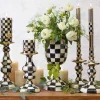 Best MacKenzie-Childs Courtly Check Enamel Candlestick - Medium
