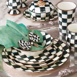 Online MacKenzie-Childs Courtly Check Enamel Charger/Plate