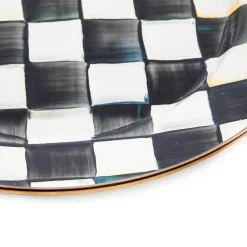 Online MacKenzie-Childs Courtly Check Enamel Charger/Plate