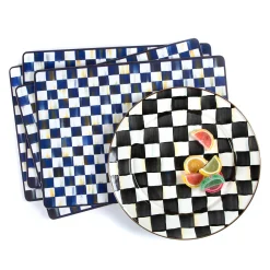 Online MacKenzie-Childs Courtly Check Enamel Charger/Plate