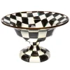 Discount MacKenzie-Childs Courtly Check Enamel Compote - Large