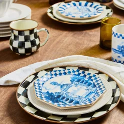 Discount MacKenzie-Childs Courtly Check Enamel Dinner Plate
