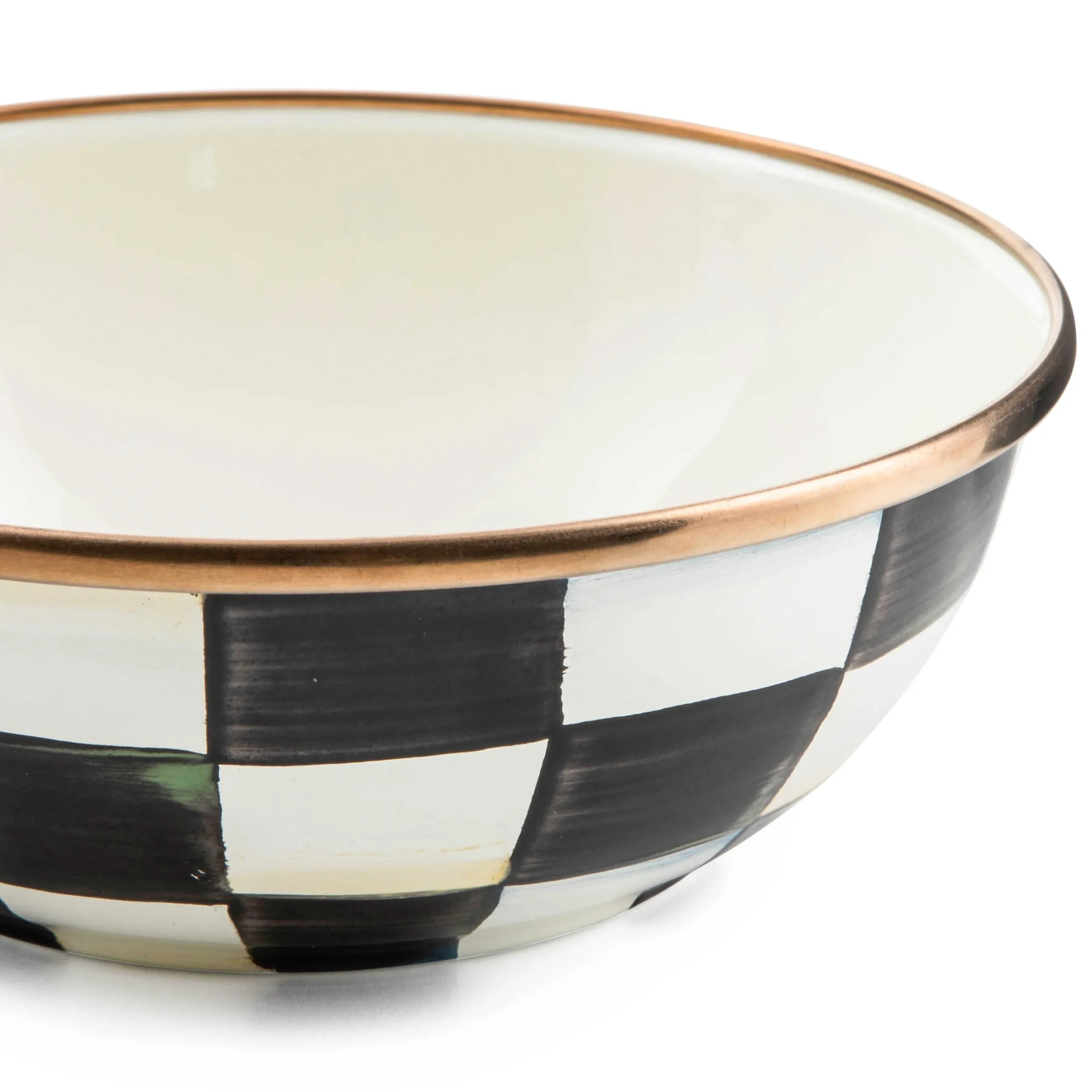 Sale MacKenzie-Childs Courtly Check Enamel Everyday Bowl