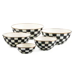 Sale MacKenzie-Childs Courtly Check Enamel Everyday Bowl