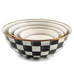 Sale MacKenzie-Childs Courtly Check Enamel Everyday Bowl
