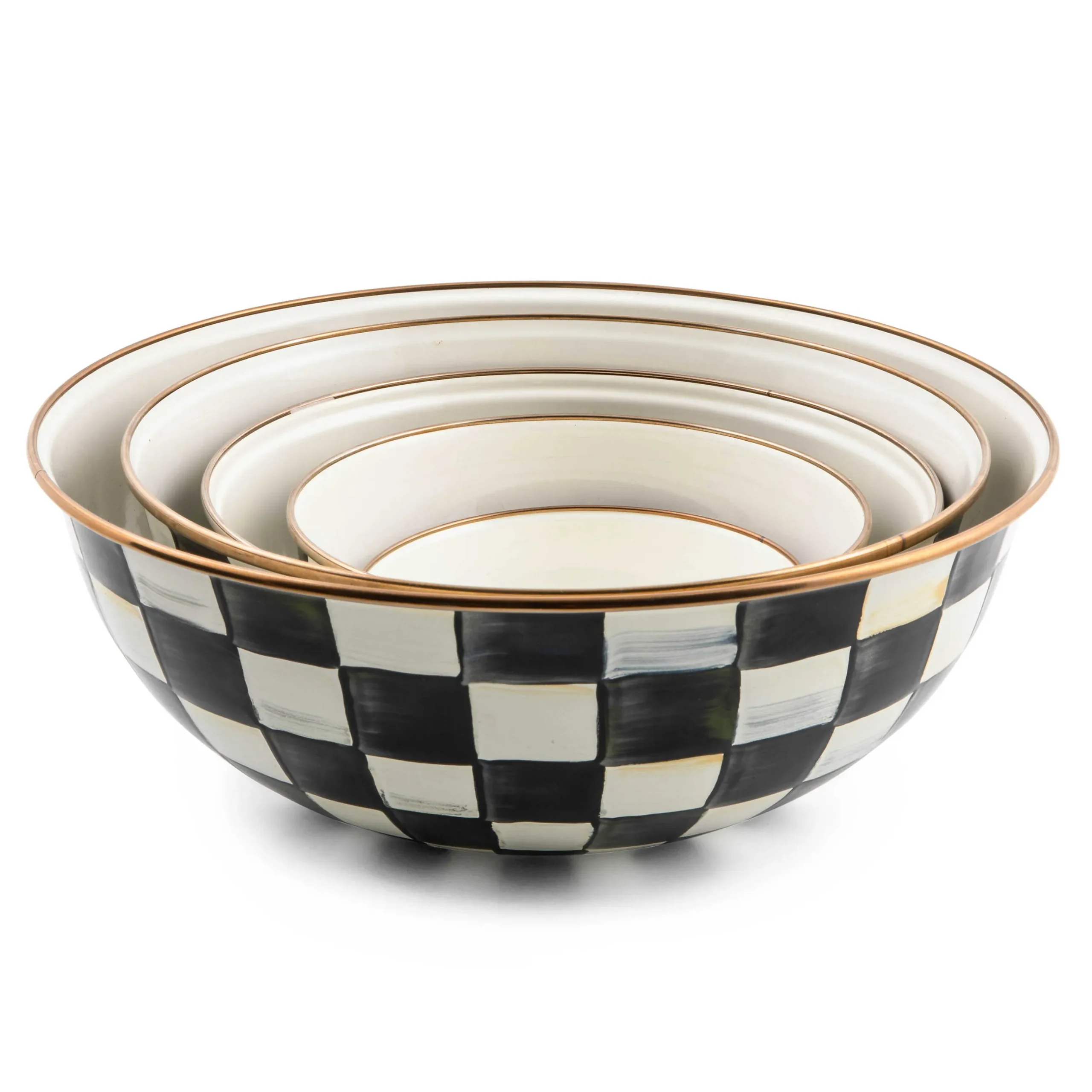 Sale MacKenzie-Childs Courtly Check Enamel Everyday Bowl