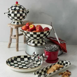 Discount MacKenzie-Childs Courtly Check Enamel Everything Bowl