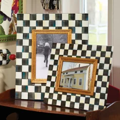 Discount MacKenzie-Childs Courtly Check Enamel Frame - 5" X 7"