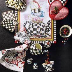 Discount MacKenzie-Childs Courtly Check Enamel Napkin Holder