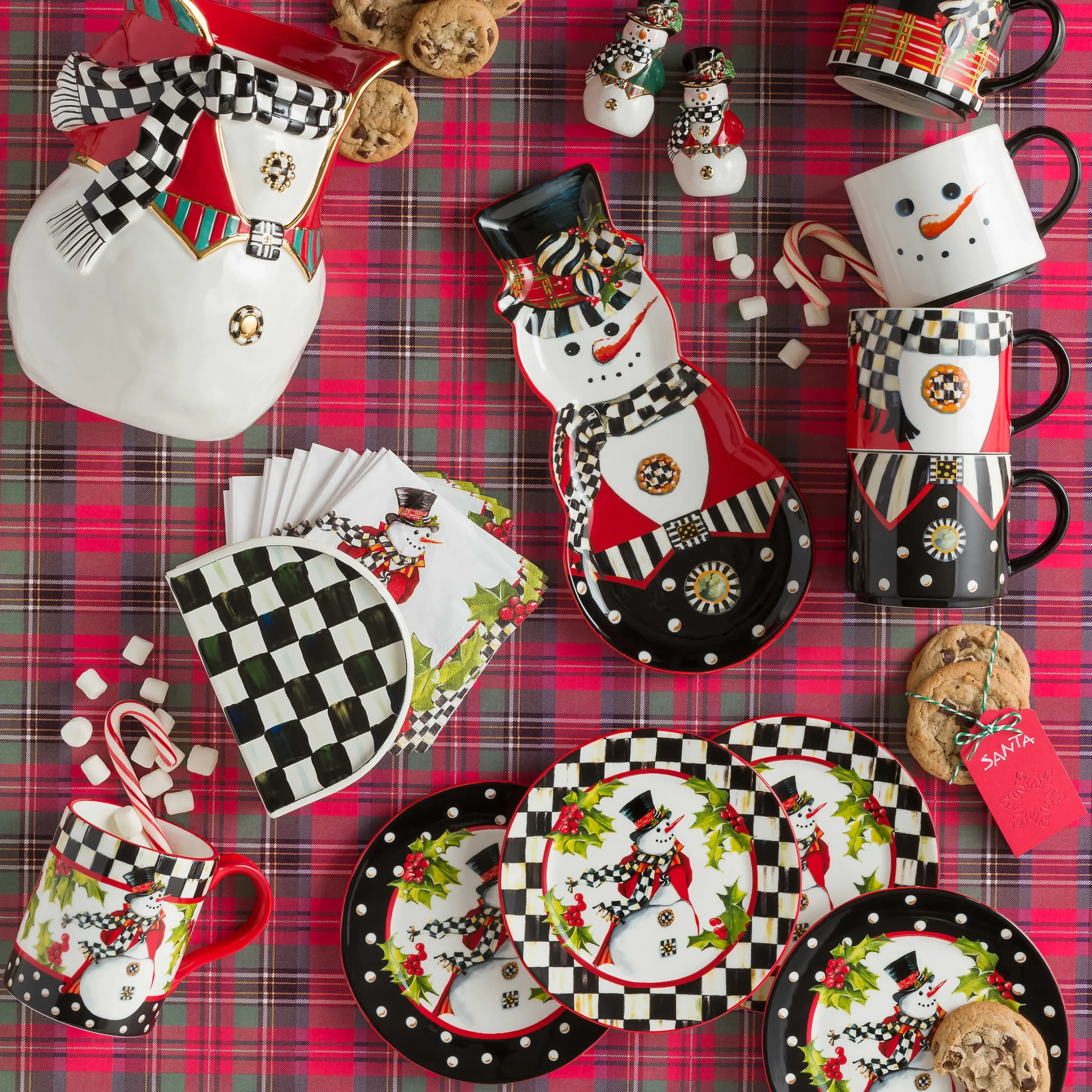 Discount MacKenzie-Childs Courtly Check Enamel Napkin Holder