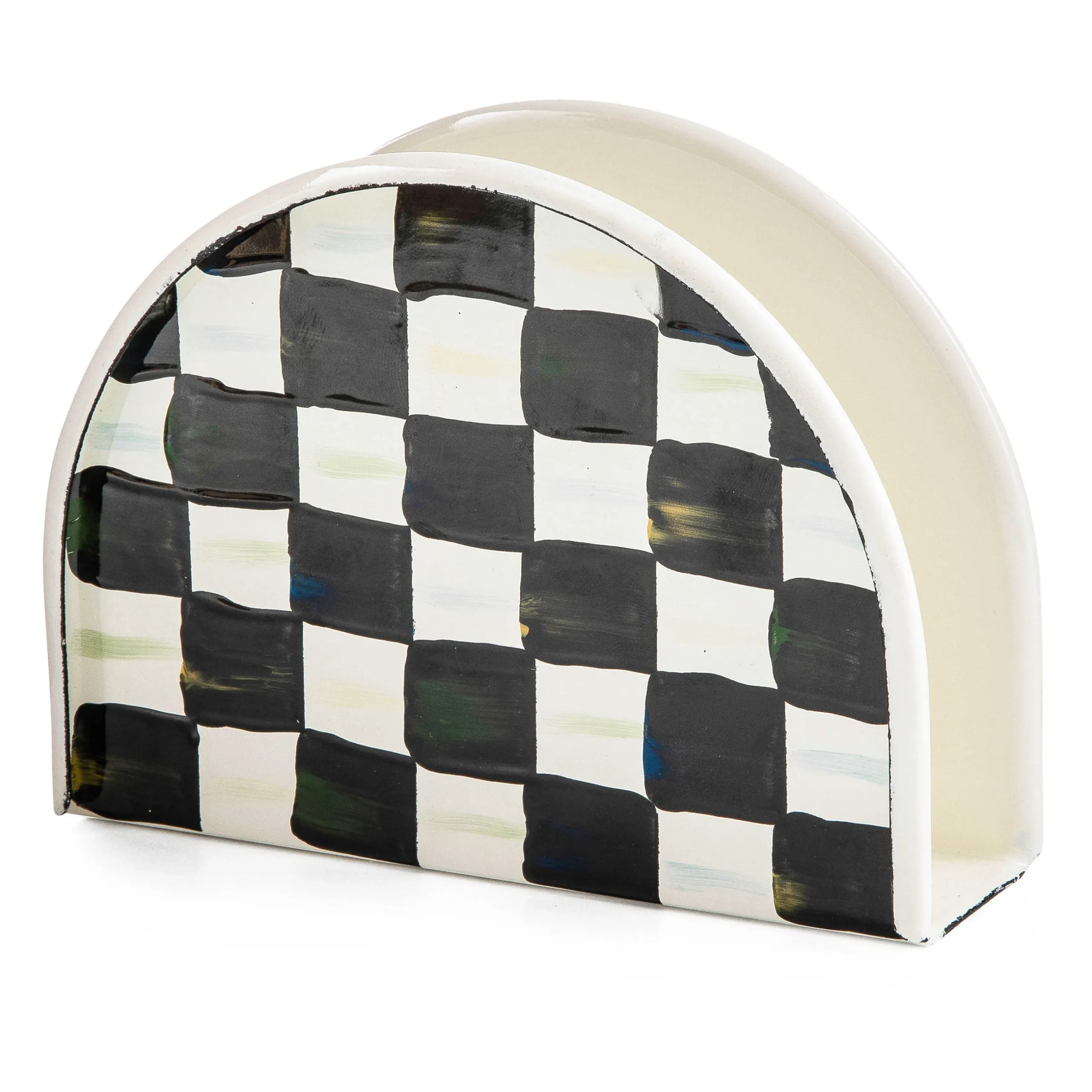 Discount MacKenzie-Childs Courtly Check Enamel Napkin Holder