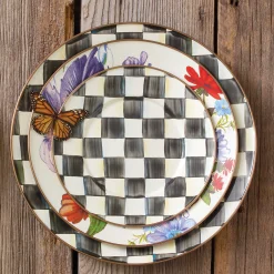 Sale MacKenzie-Childs Courtly Check Enamel Salad/Dessert Plate