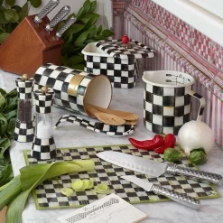 Best MacKenzie-Childs Courtly Check Enamel Utensil Holder