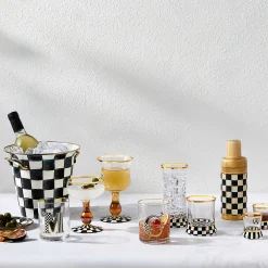 Best MacKenzie-Childs Courtly Check Enamel Wine Cooler