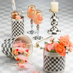 Best MacKenzie-Childs Courtly Check Enamel Wine Cooler