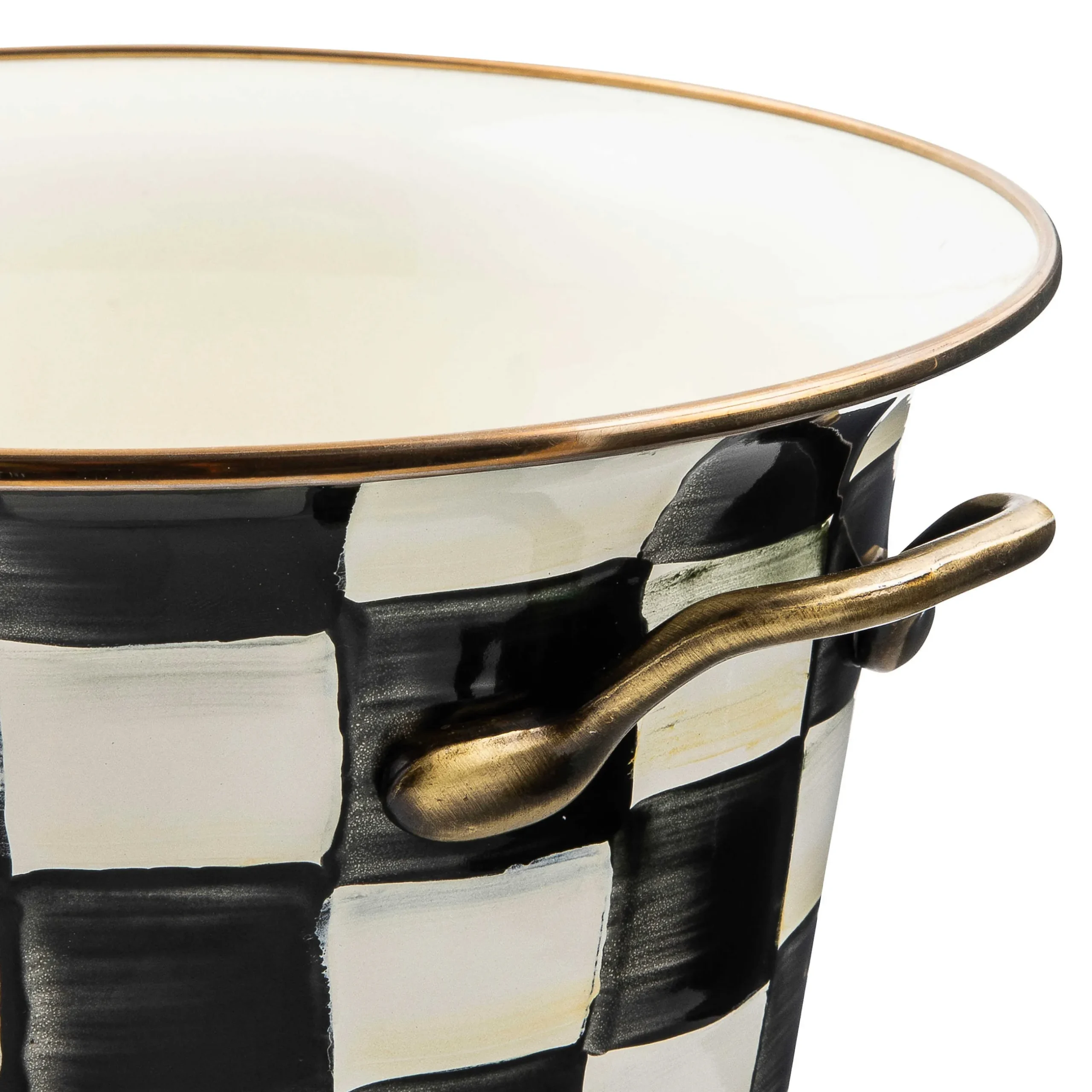 Best MacKenzie-Childs Courtly Check Enamel Wine Cooler