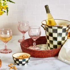 Best MacKenzie-Childs Courtly Check Enamel Wine Cooler