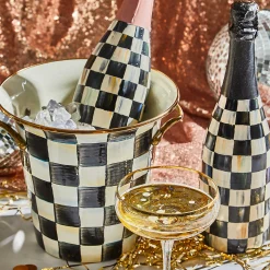 Best MacKenzie-Childs Courtly Check Enamel Wine Cooler