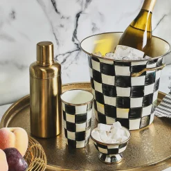 Best MacKenzie-Childs Courtly Check Enamel Wine Cooler