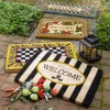 Online MacKenzie-Childs Courtly Check Entrance Mat