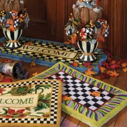 Online MacKenzie-Childs Courtly Check Entrance Mat