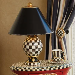MacKenzie-Childs Courtly Check Globe Lamp