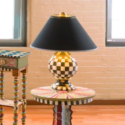 MacKenzie-Childs Courtly Check Globe Lamp