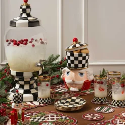 Outlet MacKenzie-Childs Courtly Check Highball Glass