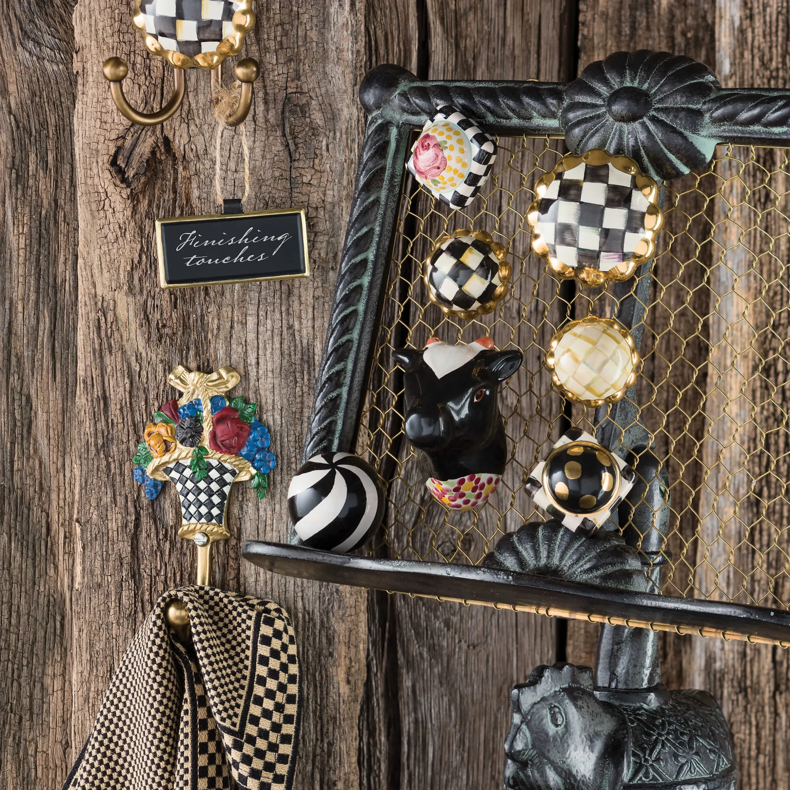 Discount MacKenzie-Childs Courtly Check Hook
