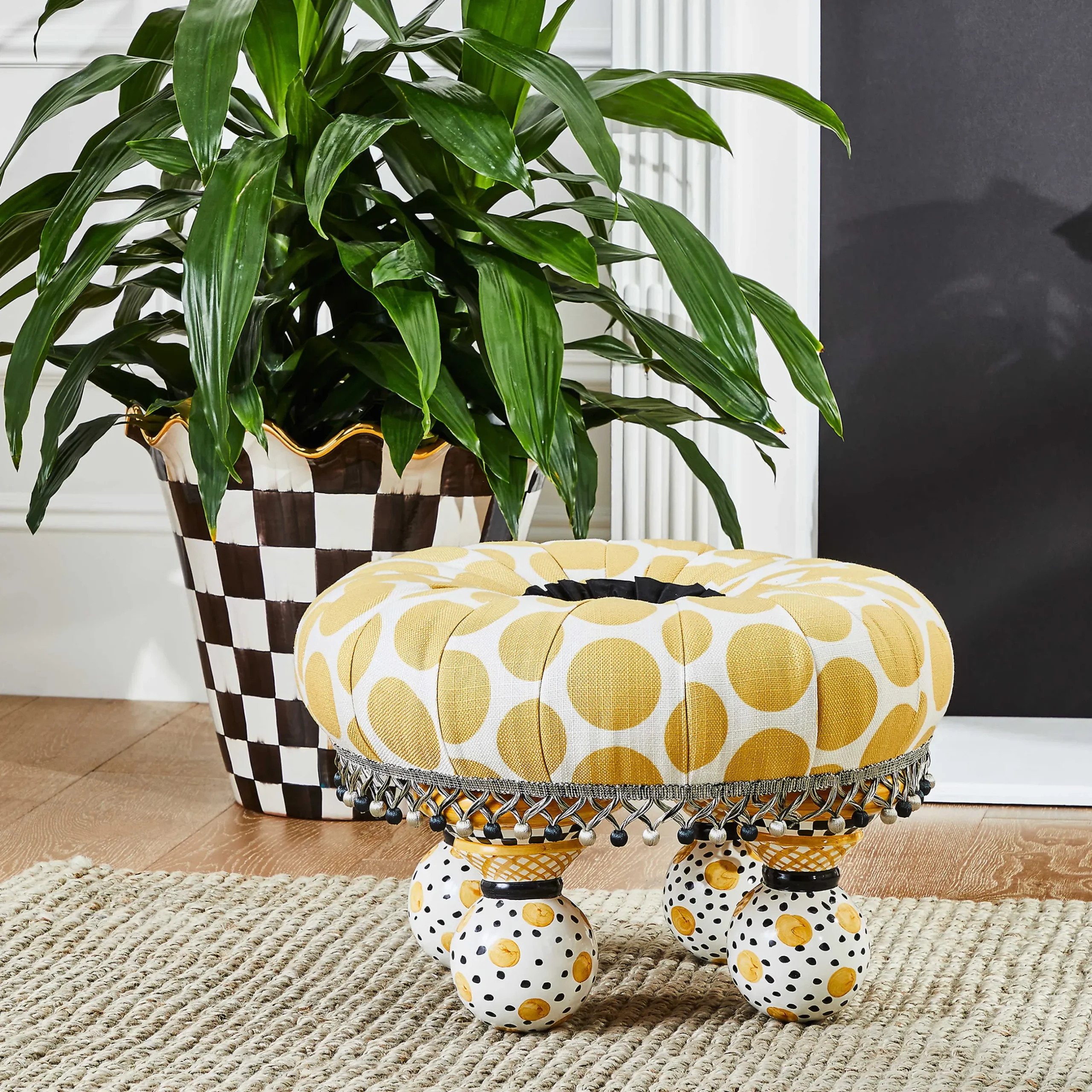 Online MacKenzie-Childs Courtly Check Jumbo Garden Pot