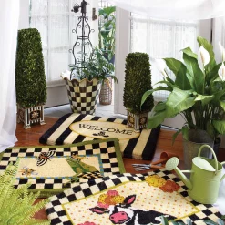 Online MacKenzie-Childs Courtly Check Jumbo Garden Pot