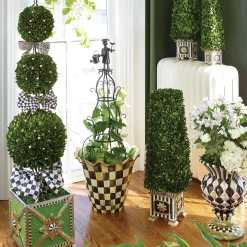 Online MacKenzie-Childs Courtly Check Jumbo Garden Pot