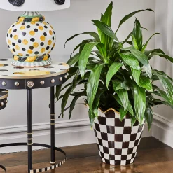 Online MacKenzie-Childs Courtly Check Jumbo Garden Pot