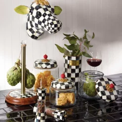 Sale MacKenzie-Childs Courtly Check Kitchen Canister - Medium