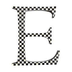 Discount MacKenzie-Childs Courtly Check Letter - E
