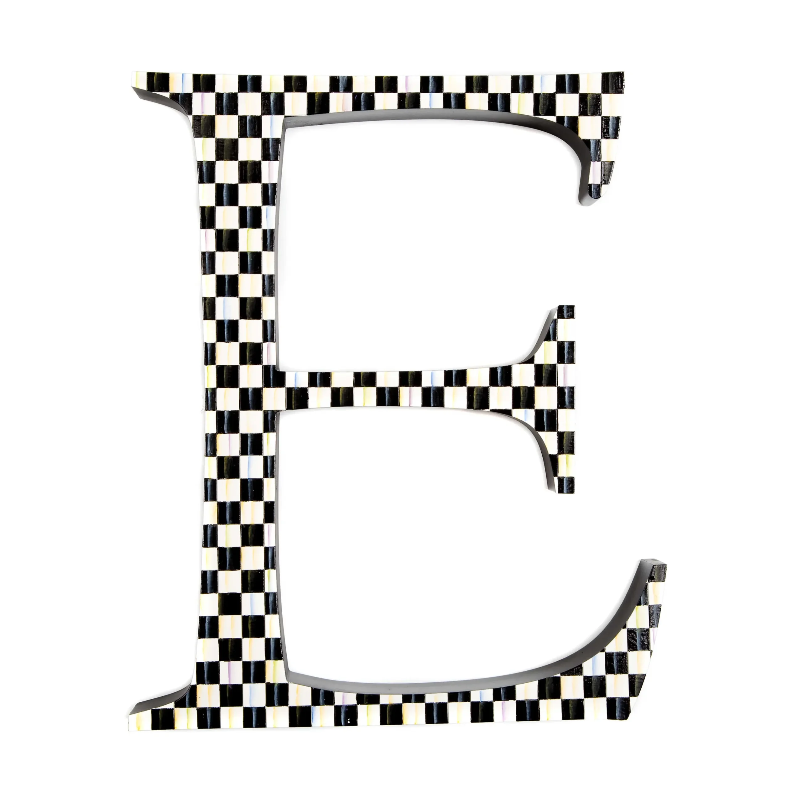 Discount MacKenzie-Childs Courtly Check Letter - E