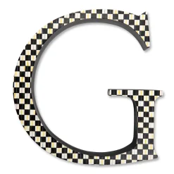 Clearance MacKenzie-Childs Courtly Check Letter - G