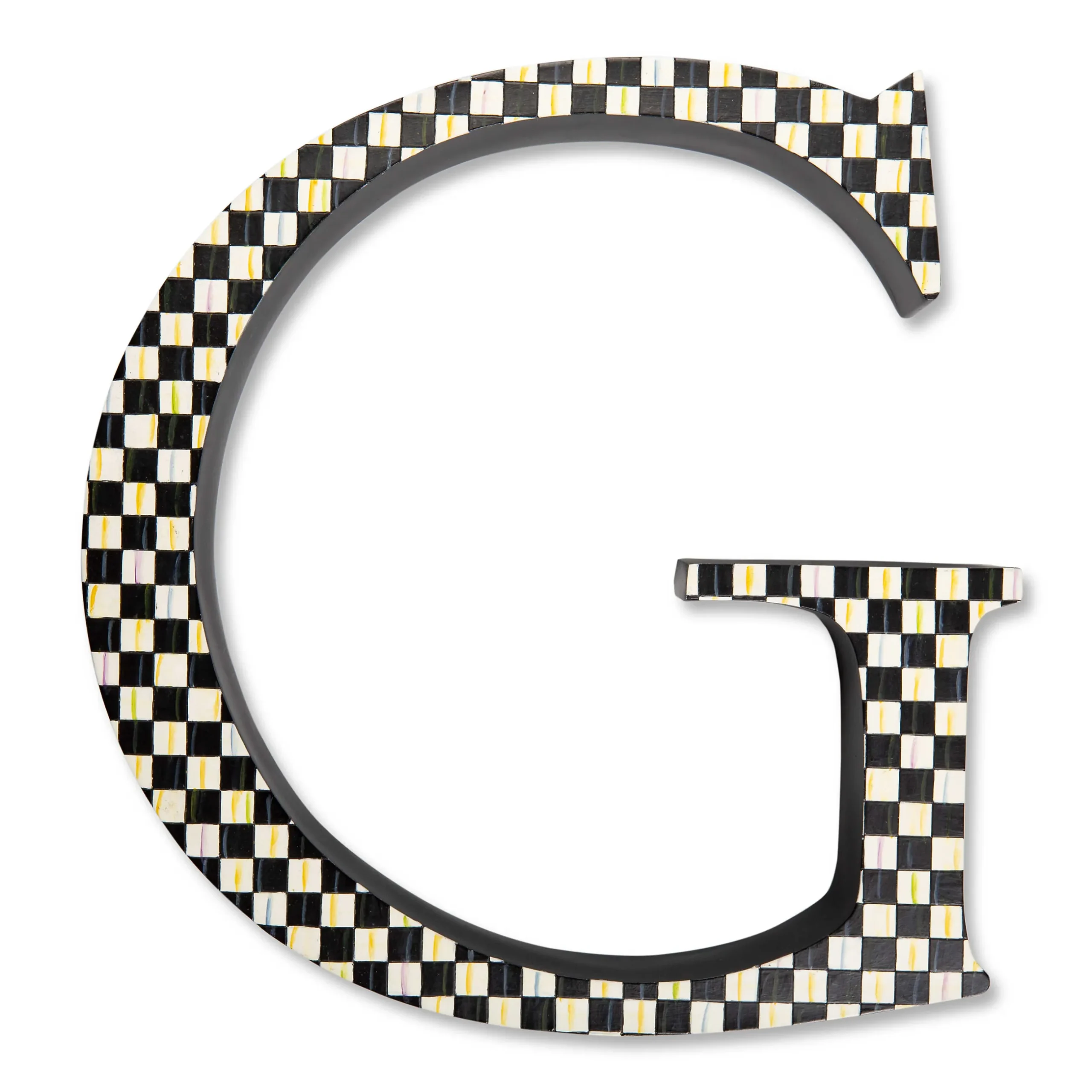 Clearance MacKenzie-Childs Courtly Check Letter - G