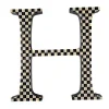 Online MacKenzie-Childs Courtly Check Letter - H