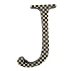 Hot MacKenzie-Childs Courtly Check Letter - J