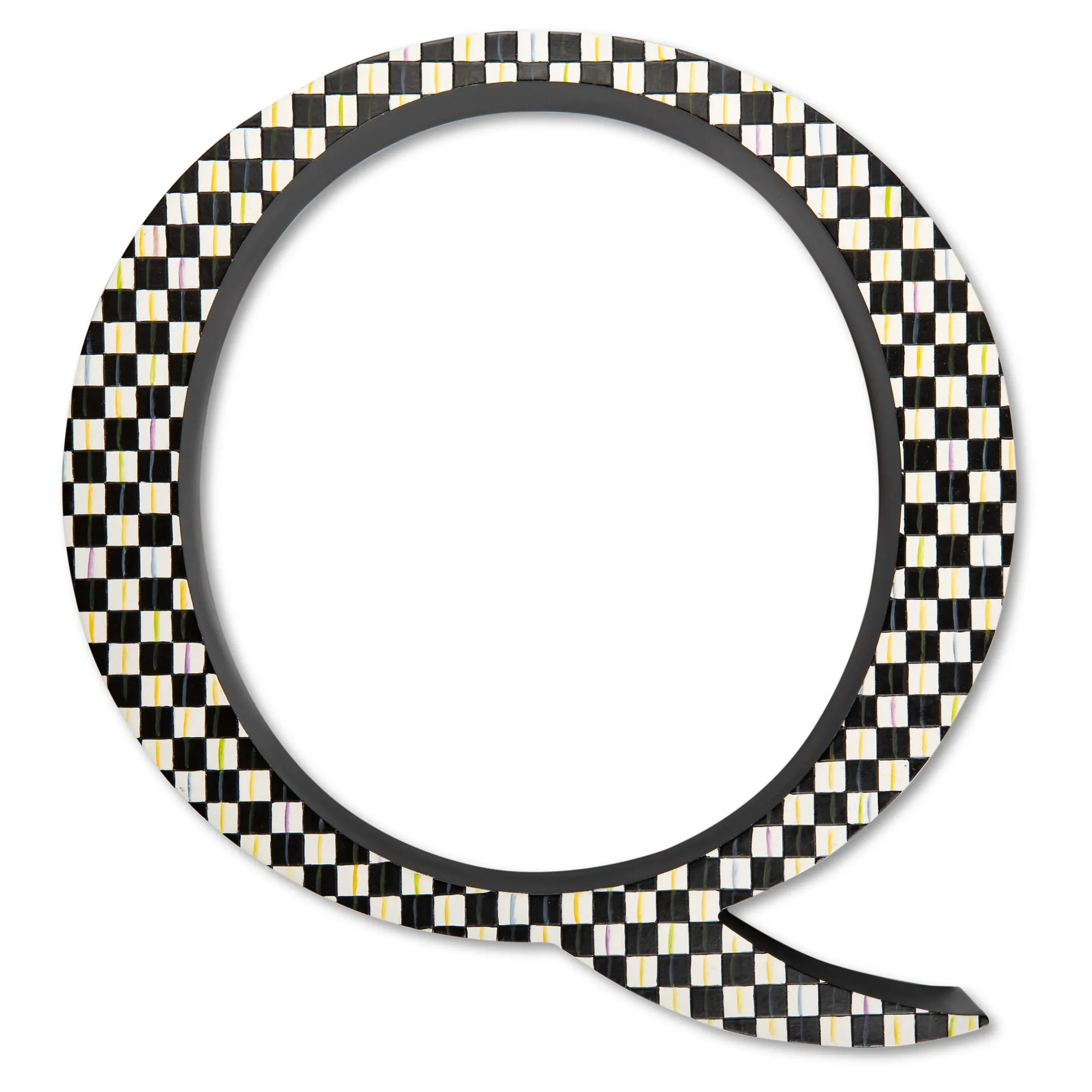 New MacKenzie-Childs Courtly Check Letter - Q