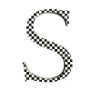 Online MacKenzie-Childs Courtly Check Letter - S