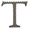 Hot MacKenzie-Childs Courtly Check Letter - T
