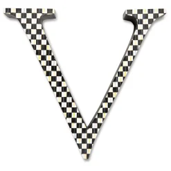 Discount MacKenzie-Childs Courtly Check Letter - V