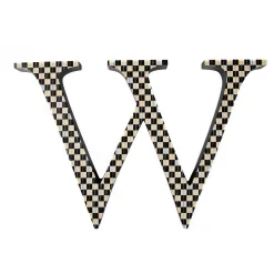 Hot MacKenzie-Childs Courtly Check Letter - W