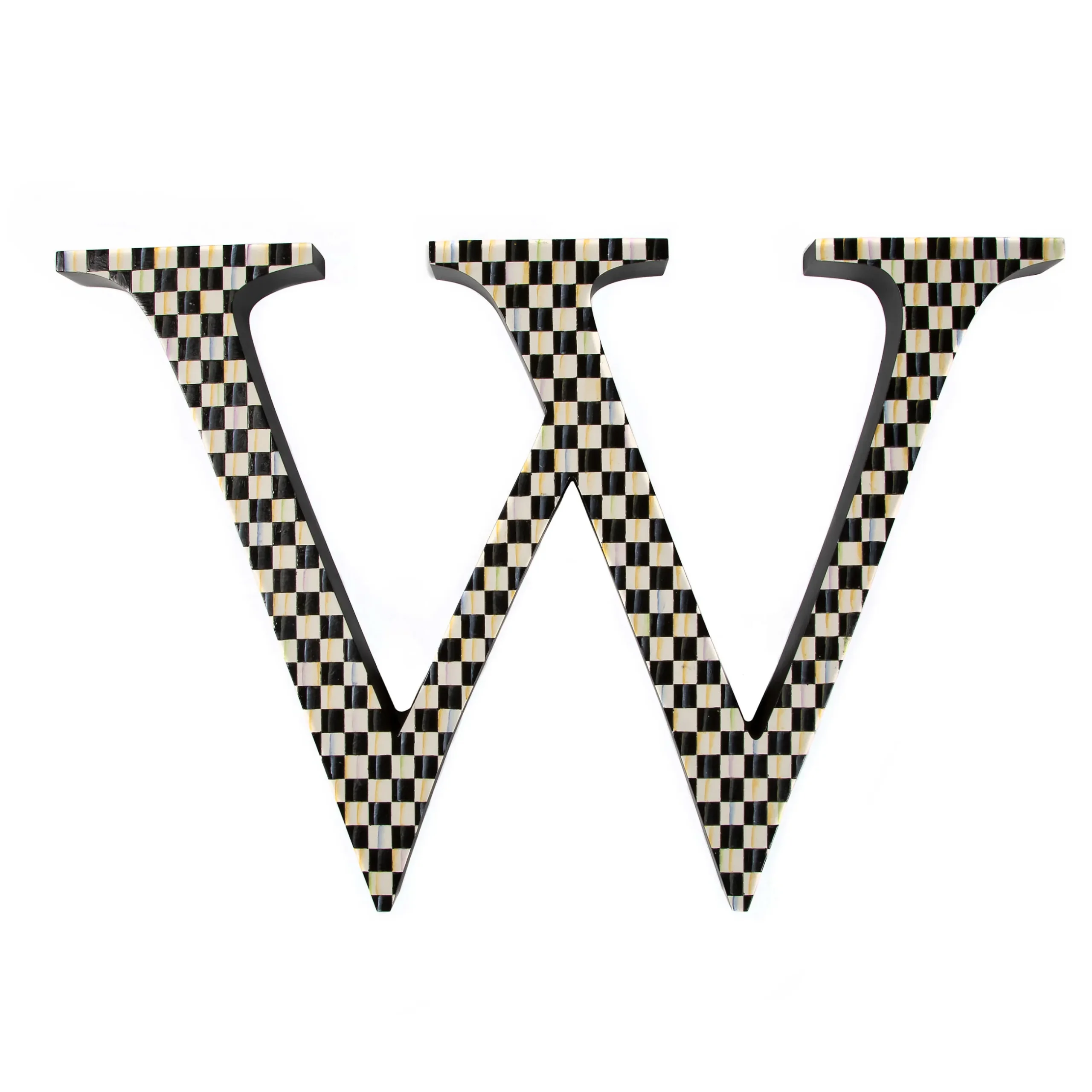 Hot MacKenzie-Childs Courtly Check Letter - W