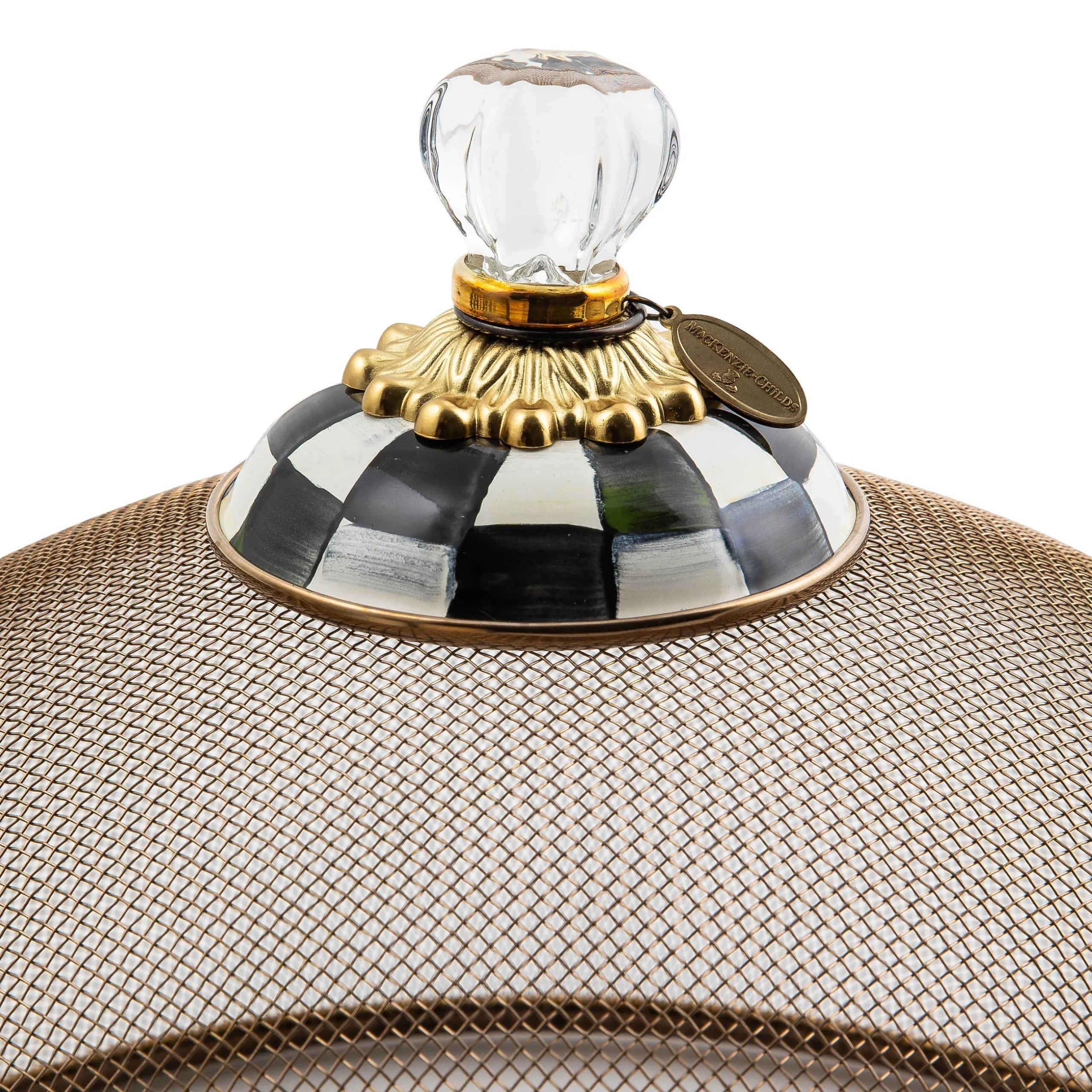 Best MacKenzie-Childs Courtly Check Mesh Dome - Large